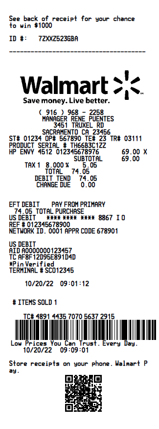 Receipt 3
